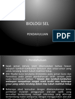 Biologi Sel Pendahuluan 20121