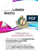 Pertemuan 10 PKD - Manajemen Waktu - 2021