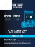 TT US Income Funds Quick Reference Guide December 2022