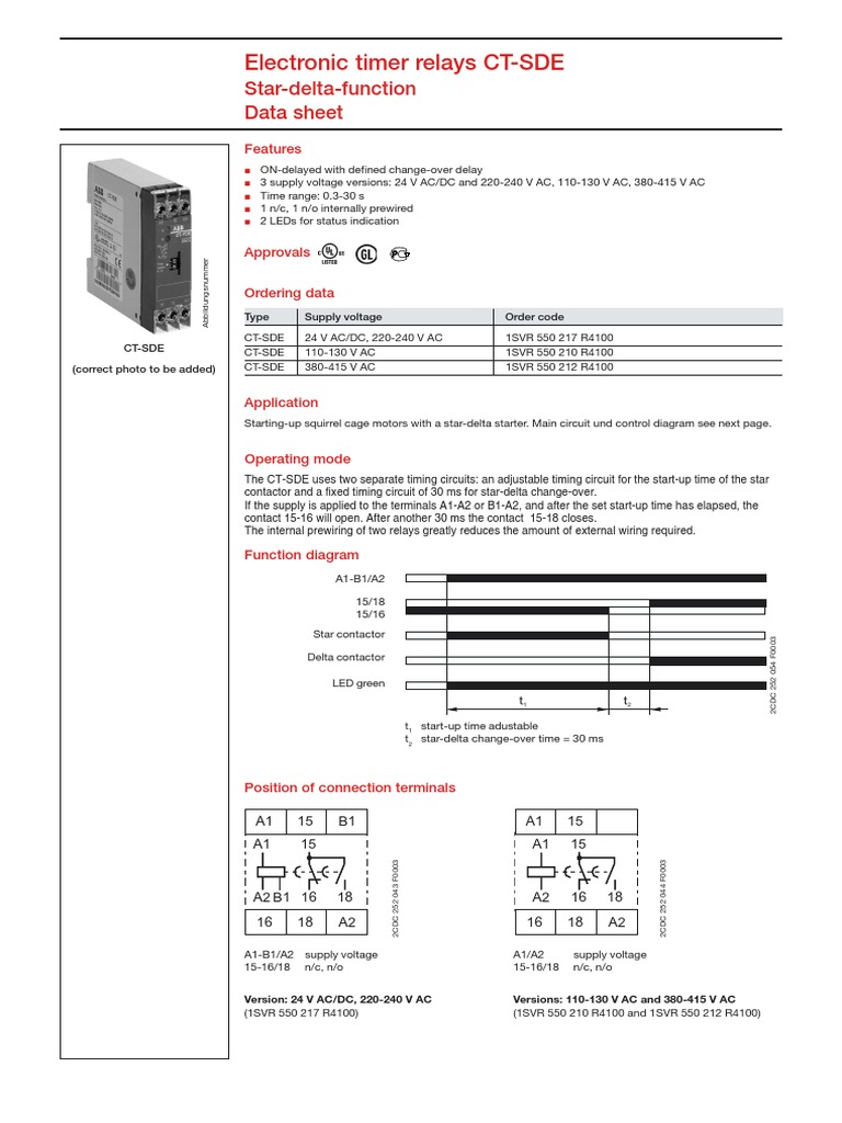 Electronic Timer Relay PDF Relay Alternating Current