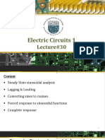 Simusoidal Circuits and RLC Circuits
