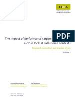 Cid Ressum Impact Performance Targets Behaviour Sales Force Oct 2009