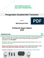 Minggu 4 - Pengenalan Karakteristik Transistor