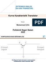 Minggu 5 - Kurva Karakteristik Transistor