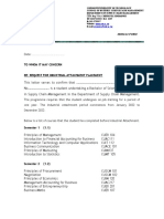 Attachment Placement Letter - Logistics