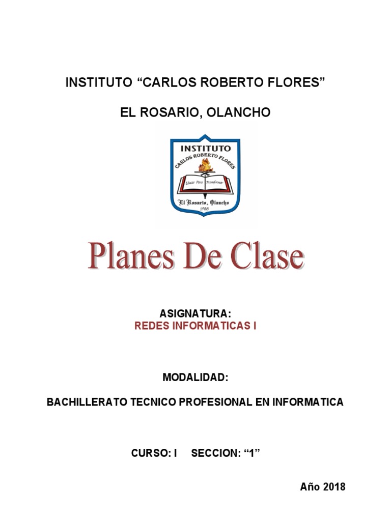 Planes de Clases Redes Informáticas 12° - BTPI | PDF | Modelo osi | Red ...