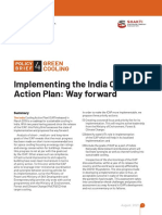 Implementing The India Cooling Action Plan - Way Forward