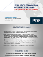 Governance in South Asia-BIKRAM