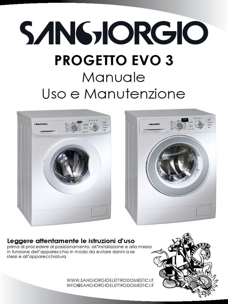 Lavatrice SES710D Manuale Istruzioni PDF