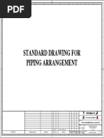 STANDARD DRAWING FOR PIPING ARRANGEMENT