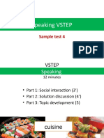 Speaking VSTEP