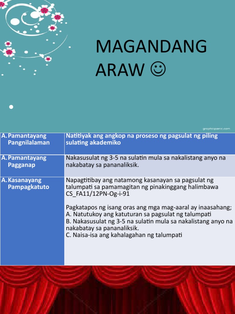 Talumpati | PDF