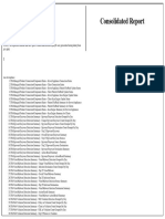 Consolidated Report