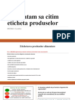 Sa Invatam Sa Citim Eticheta Produselor