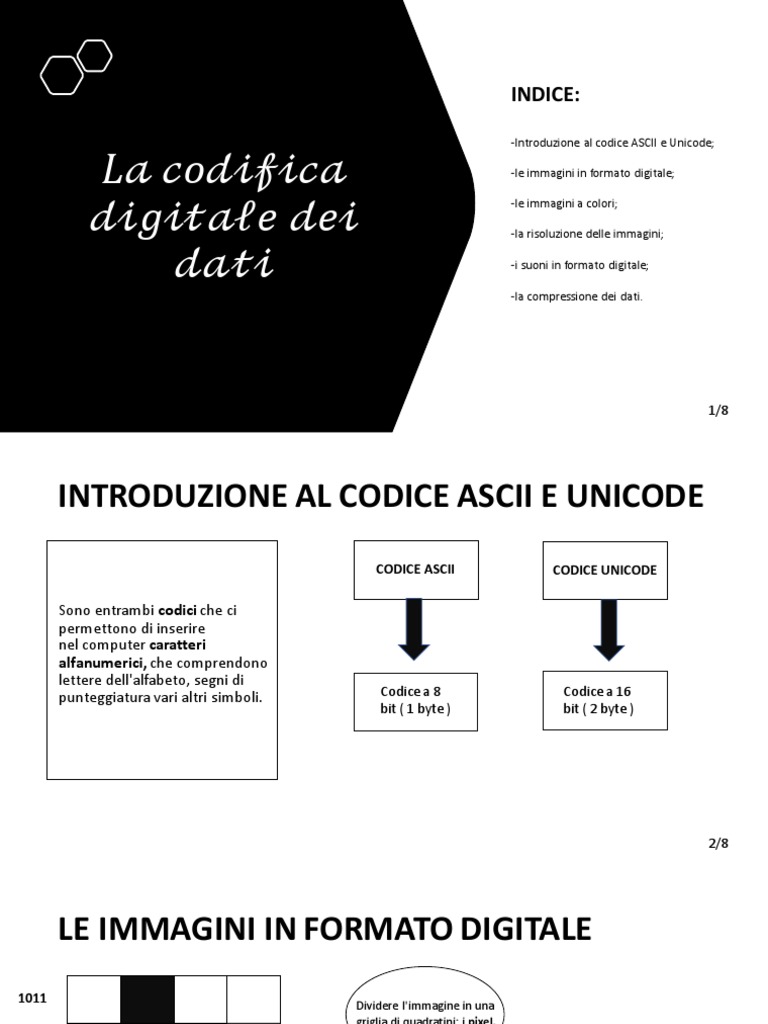 La Codifica Digitale Dei Dati | PDF