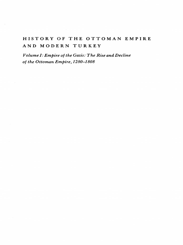 Ottoman Empire 1 | PDF | Ottoman Empire | Byzantine Empire