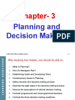 Chapter 3 - Planning and Decision Making
