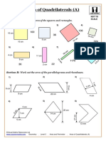 1-Geometry. Level 5. Area and Perimeter. Area of Quadrilaterals (A)