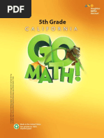 5 TH Grade Go Math Textbook