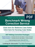 Benchmark Case Notes - 100522