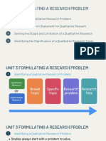 Significance of A Qualitative Research Topic