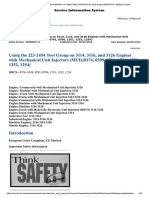 223-2454 Tool Group On 3114, 3116, and 3126 Engines With Mechanical Unit Injectors