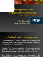 Management Des Organisations Publiques