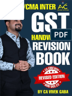 CA Inter GST Summary Book
