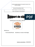 Rapport de Stage de Master