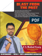 CA Inter Costing Blast From The Past by Rahul Garg Sir