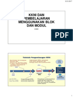 Kkni Dan Pembelajaran Menggunakan Blok Dan Modul