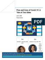 Pros and Cons of Covid-19 - A Tale of Two Sides - American College of Cardiology