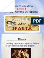 Greek Civilization: Athens vs. Sparta