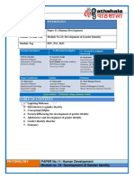 Development of Gender Identity