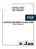 Catálogo de peças para tandem direito Lancer Maximus 10.000 TRM