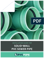 Installation Guide For Solid Wall PVC Sewer Pipe