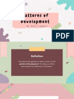 Patterns of Development and Writing Styles