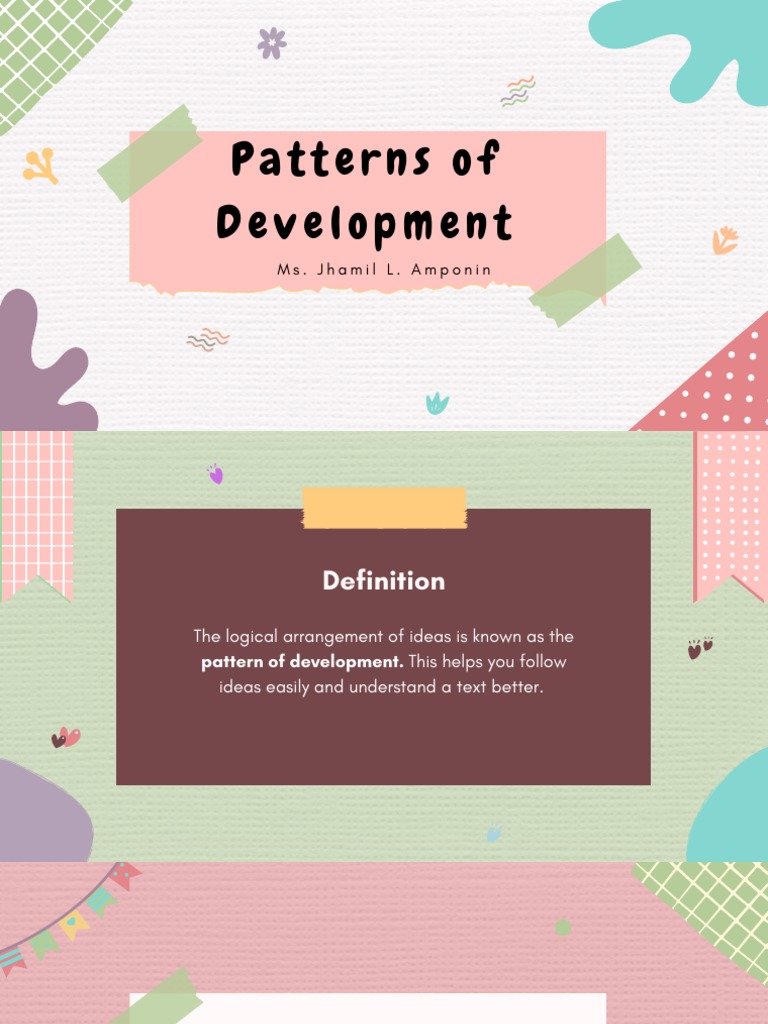 Patterns Of Development Narration And Description Pdf Senses