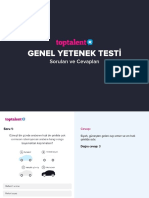 Toptalent Genel Yetenek Testi Sorulari Ve Cevaplari