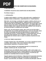 A ABÓBADA CELESTE E SEU SIGNIFICADO NA MAÇONARIA