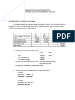 PERMALINO - Learning Activity 9 - Composite BEP Analysis