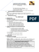 Finding Possible Outcomes of Random Variables