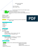 Earth and Science Reviewer: Exogenic and Endogenic Processes