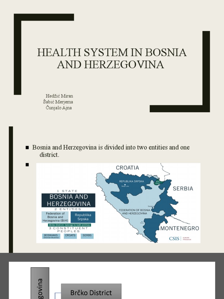 Health System in Bosnia and Herzegovina | PDF