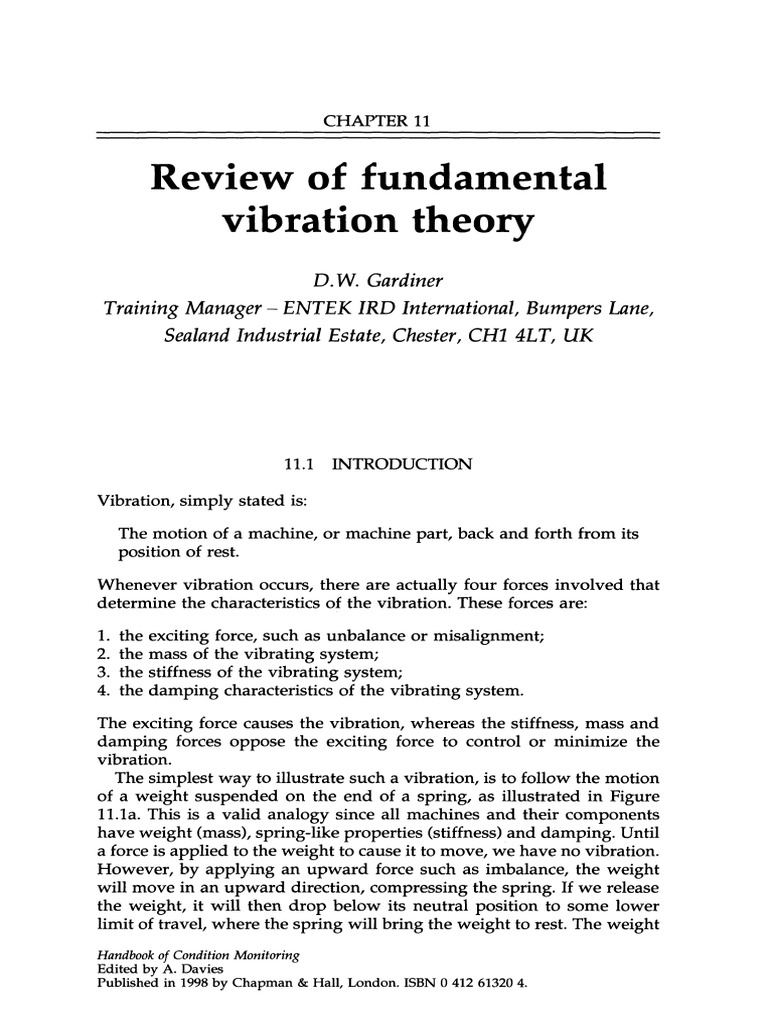 Review of Fundamental Vibration Theory | PDF | Hertz | Acceleration