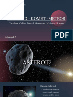 Asteroid - Komet - Meteor