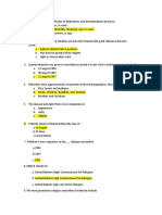 RIGHTS of Minorities MCQS