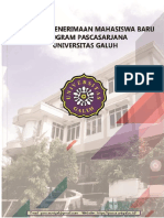 Panduan Penerimaan Mahasiswa Baru Pascasarjana Universitas Galuh