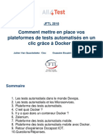 JFTL 2018 Comment Mettre en Place Des Plateformes de Test Grâce À Docker