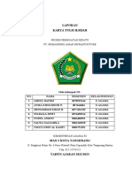 Laporan Karya Tulis Ilmiah